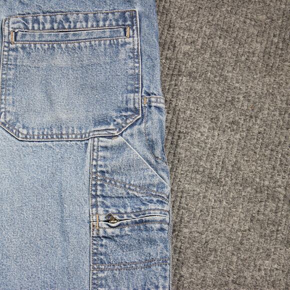 Vintage Scandia Woods Short Jorts Mens 40 Light Wash Cargo Pockets Skater Y2K - Picture 5 of 7